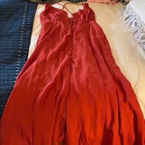 Calf length fully lined dress